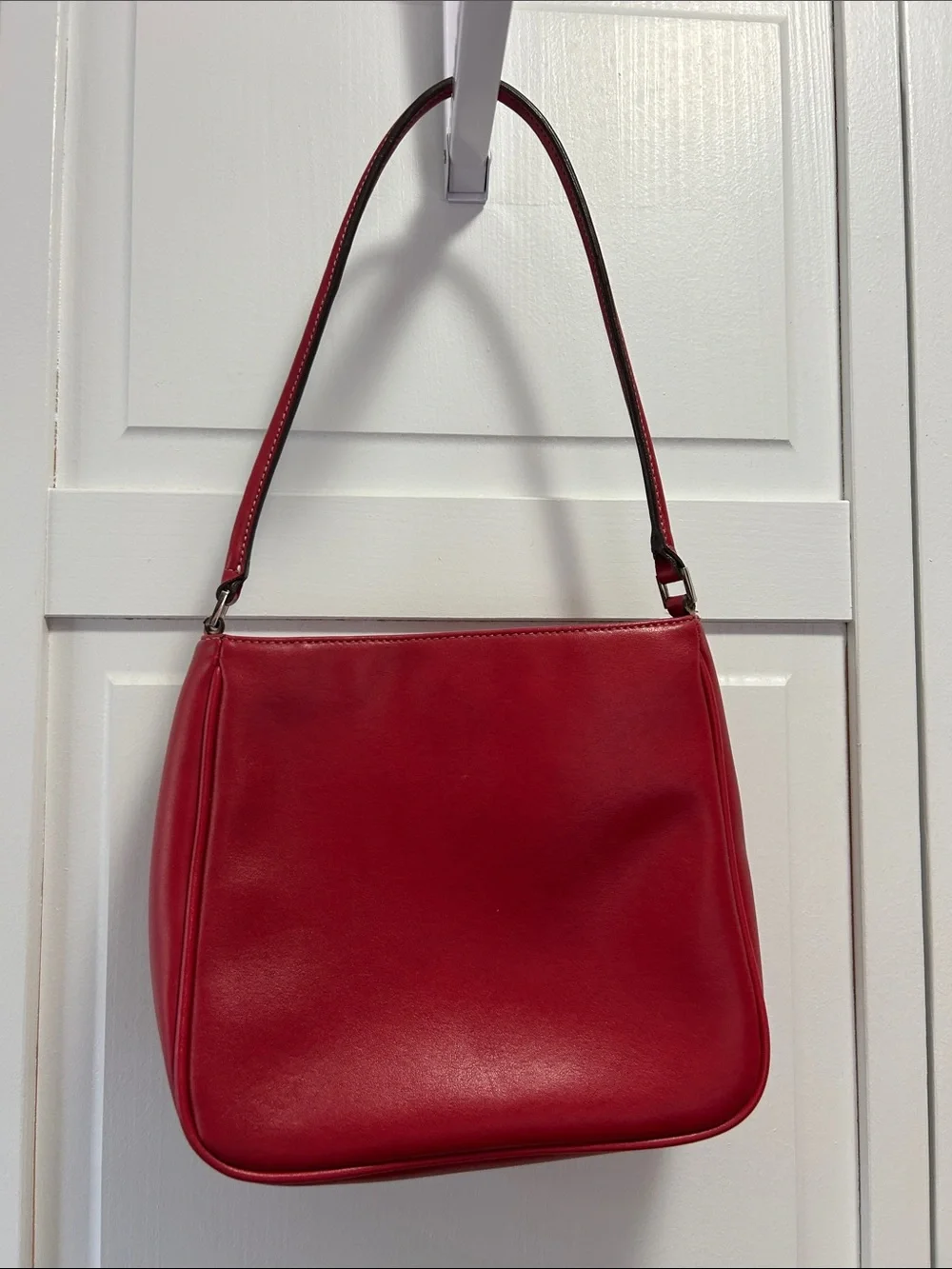 Nine West Red Classic Shoulder Bag - Elegant Everyday Tote
